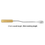 Breast Dissector 41cm, offset bayonet shaft, oval spatulated blade